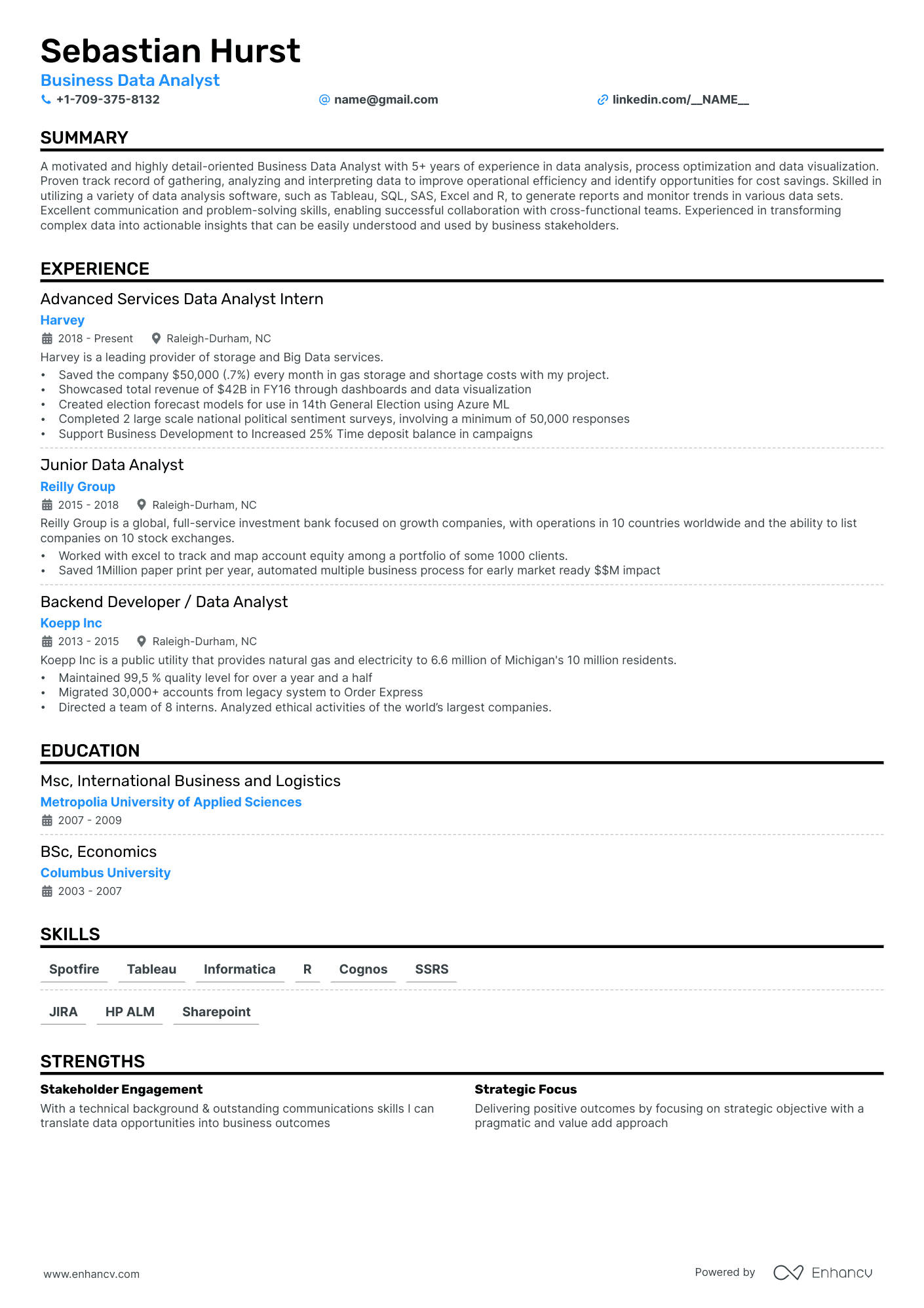 Resume Template Classic 2