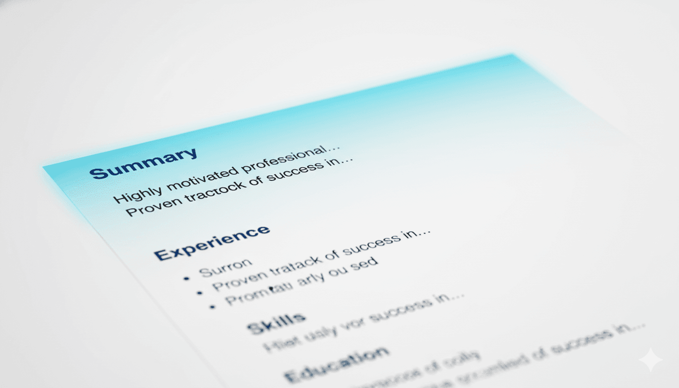 The Art of Writing a Compelling Resume Summary