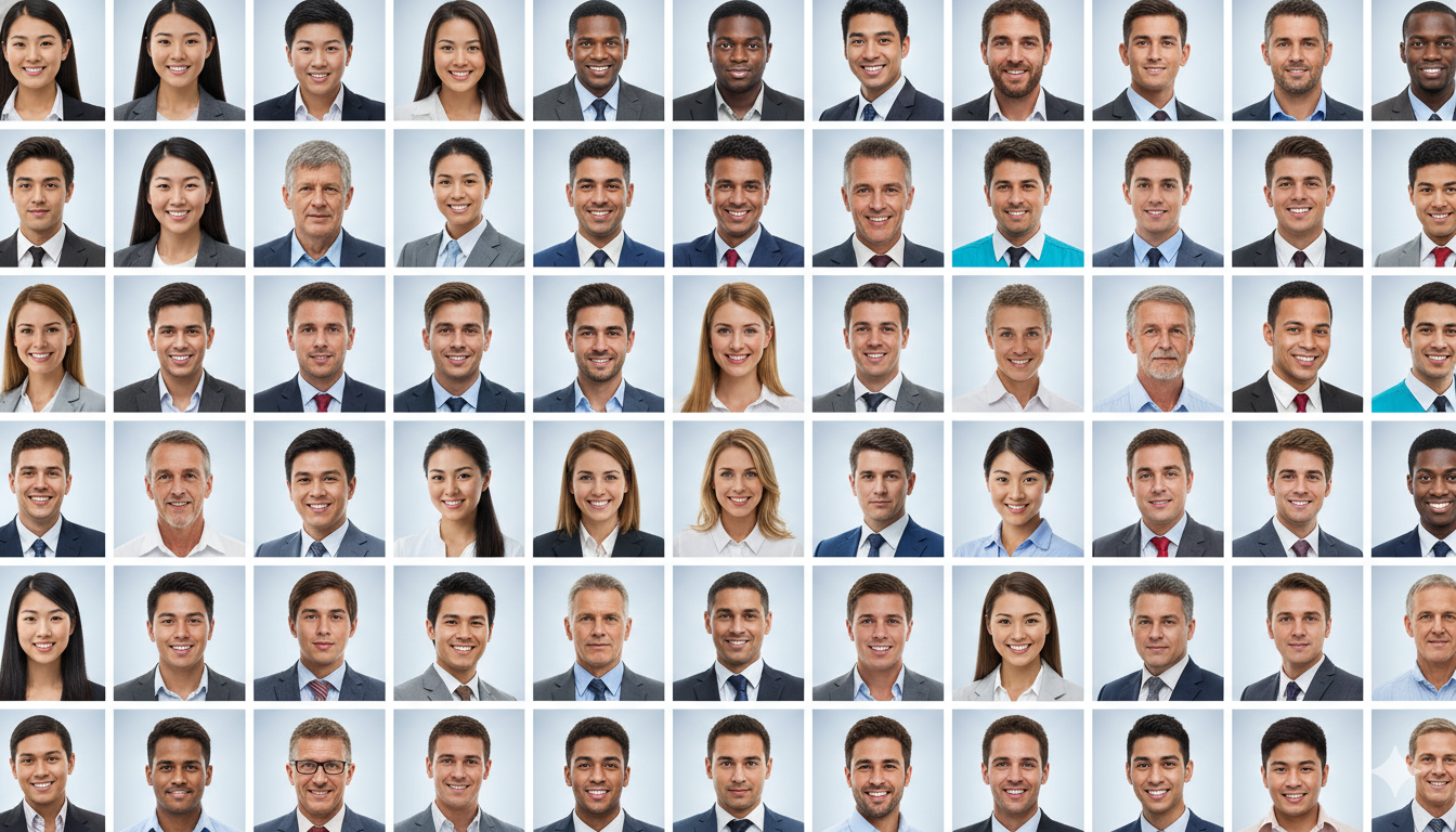 Diverse professional headshots